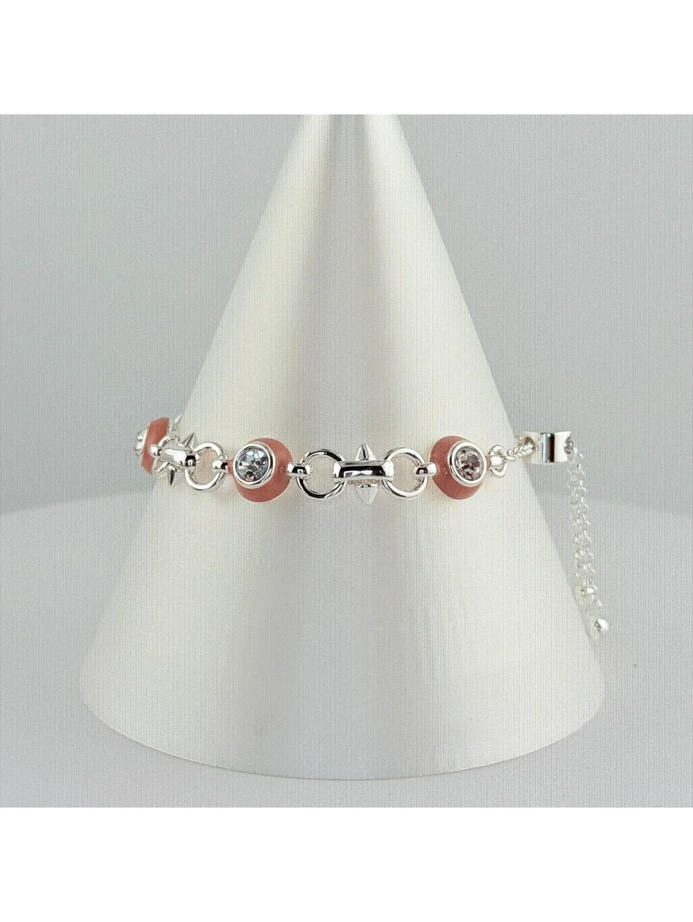 Bomb Party Single Stack Bracelet - on Silver Plating #174